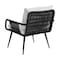 Alaterre Furniture Andover All-Weather Outdoor 29" H  Rope Chairs with Light Gray Cushions, Set of Two AWWK02KK - alternate 5